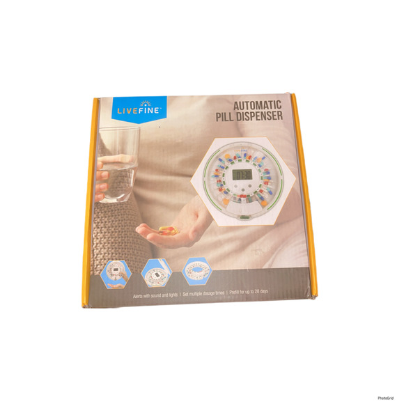 *NEW* LiveFine Automatic Pill Dispenser 28-day Electronic Medication Organizer - Picture 1 of 4